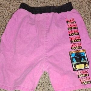 Iguana Don Size 10 12 Vintage Kids Shorts